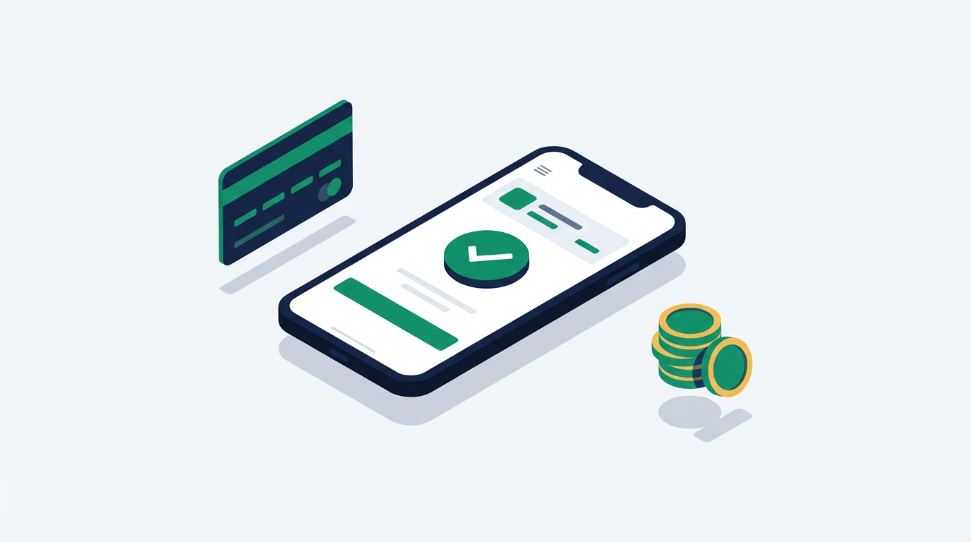 Ilustrasi aplikasi pinjaman digital